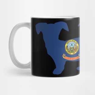 Chiweenie Dog Lover Idaho Flag Mug